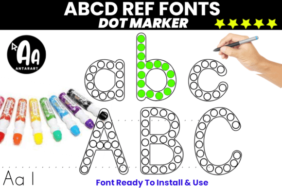 Abc Dot Marker: A Playful Typeface for Learning and Design