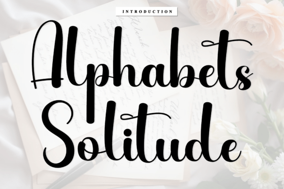Alphabets Solitude: The Script Font for Intimate Branding