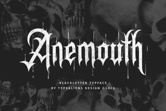 Anemouth: The Bold Blackletter Font for Fearless Design
