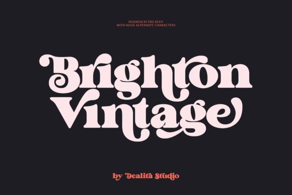 Brighton Vintage: The Bold Retro Typeface for Modern Brands