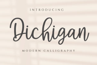Dichigan: The Handwritten Font That Balances Class and Modernity