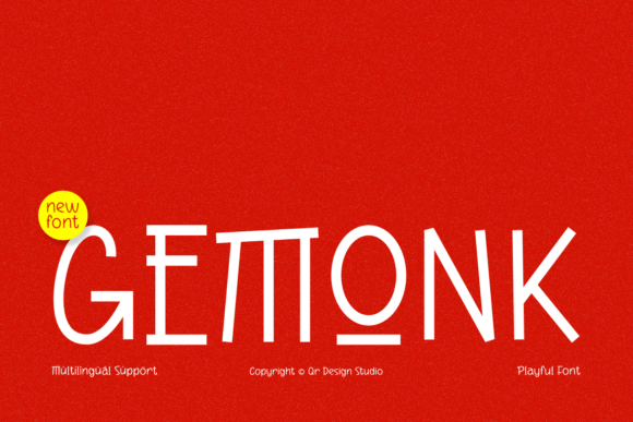 Gemonk: The Unconventional Font for Brands That Refuse to Blend In