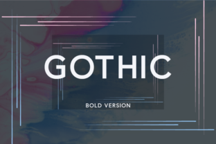 Gothic Bold: Your New Go-To for Modern Design Projects