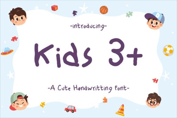 Kids 3+: The Playful Font That Brings Designs to Life