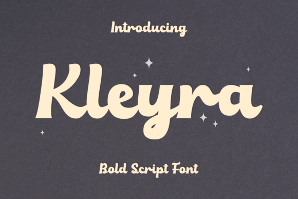 Kleyra: The Bold Script Font for a Handmade Touch