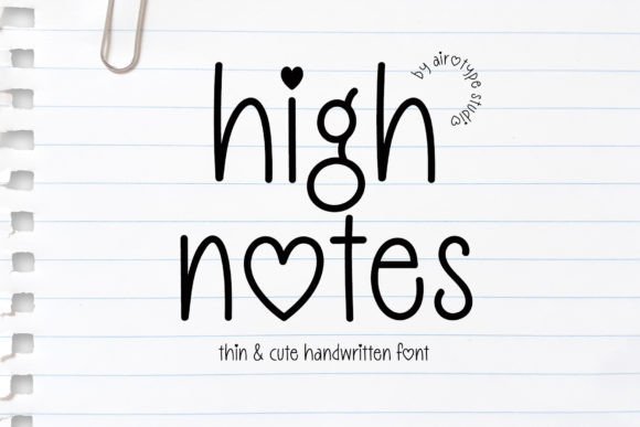 The Playful Charm of High Notes for Creative Design