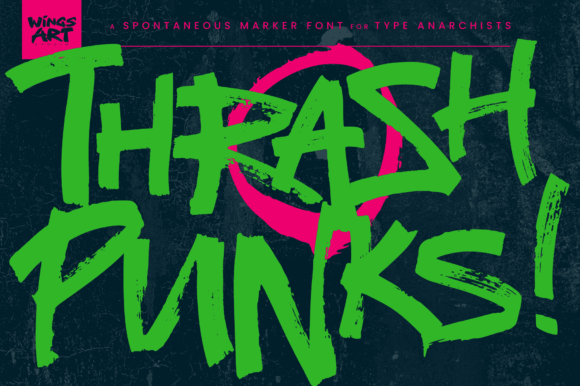 Thrash Punks: The Font That Screams Authenticity