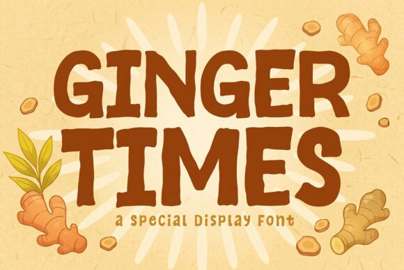 Why Ginger Times is the Charming Display Font Your Brand Needs