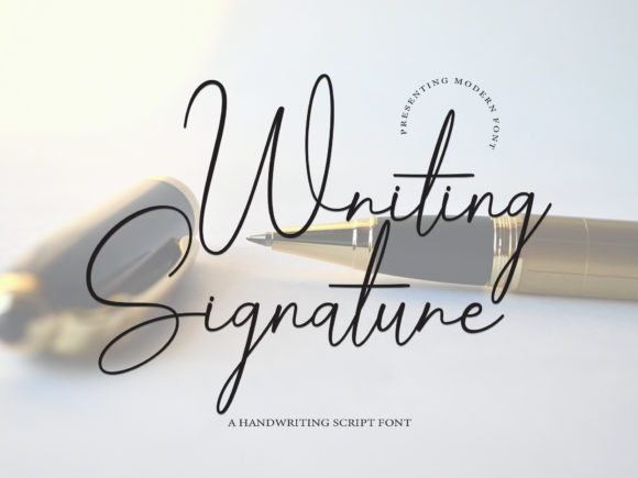 Writing Signature: The Handwritten Font for Modern Brands