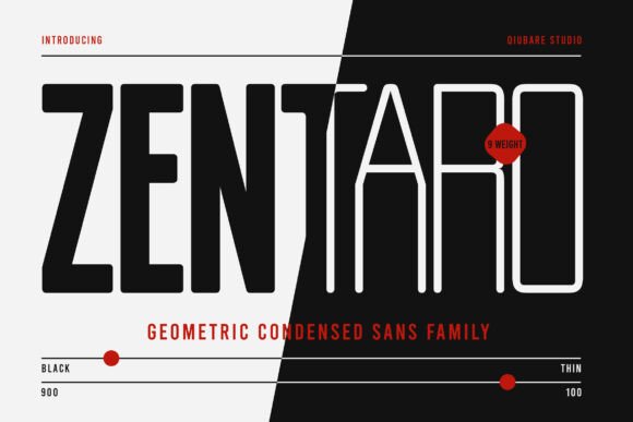 Zentaro: The Modern Typeface That Commands Attention